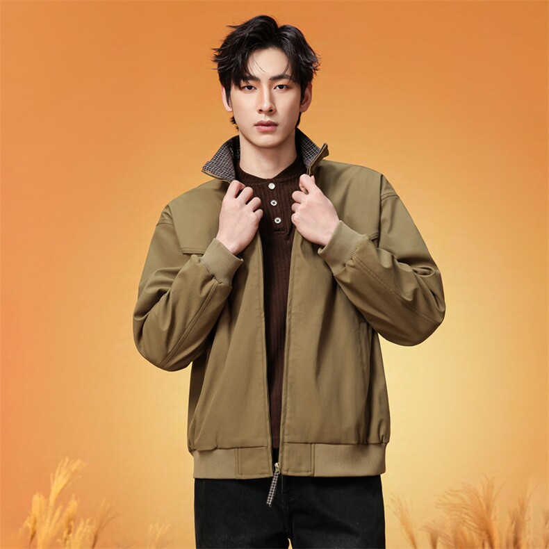 现货春季美式户外夹克男新款高街设计感百搭痞帅外套JK02617-P70，男装夹克，星座308B-2