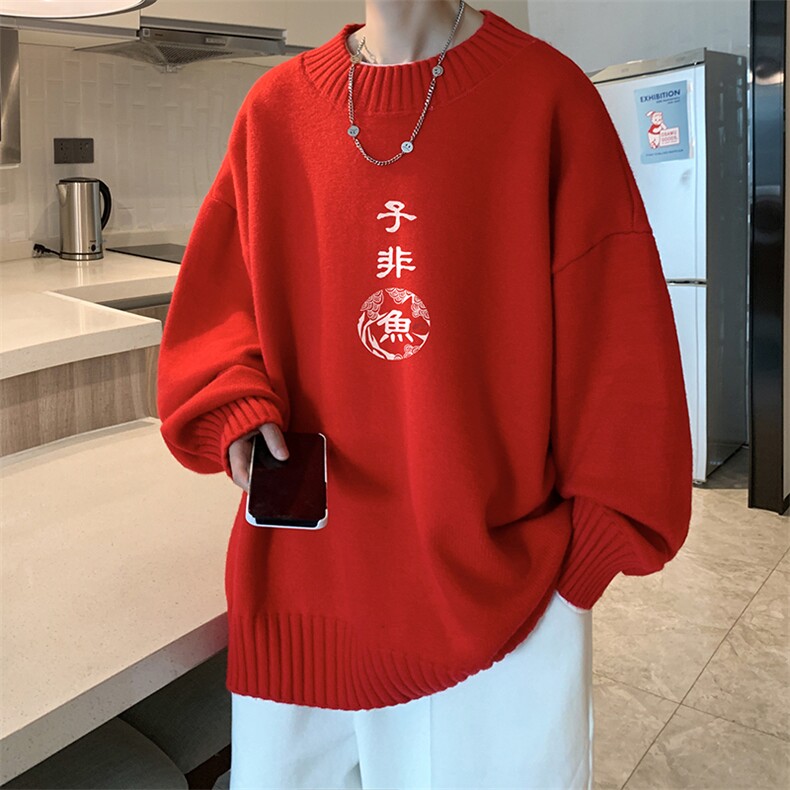 半高领毛衣男士大码针织衫男毛线衣男M18070-P45加绒款-P65,男装针织衫/毛衣,电商A040