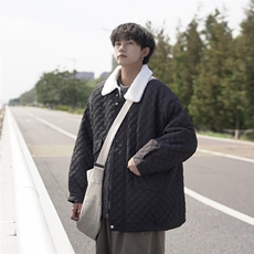 抖音2024重磅美式潮牌潮高中生工艺棉服外套A170-M826-TP85，男装棉衣，电商A170