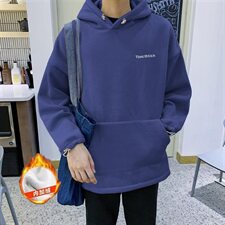 港风chic男生卫衣潮流连帽秋季韩版宽松原宿外套，男装卫衣，星座813-2