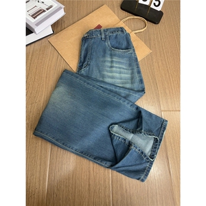B221 美式ins高街宽松直筒莱赛尔冰丝牛仔裤 LK25489-特P40控78图片