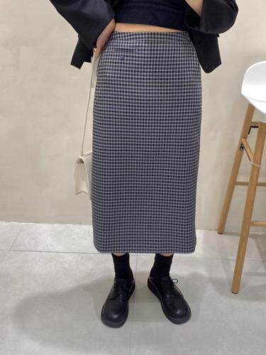 百搭格子长裙，其它，M&G