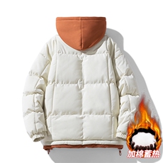 三防面料抖音品质10W件假两件卫衣加厚棉衣外套棉服BM888特P98，男装棉衣，电商A486