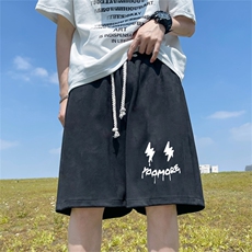 重磅夏季麂皮绒休闲短裤休闲五分裤JDK477-特p25控48，男装牛仔裤，电商B370