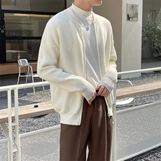 开衫毛衣男秋冬针织衫ins潮流日系宽松慵懒风线衣外套MB15/P55，男装针织衫/毛衣，星座506