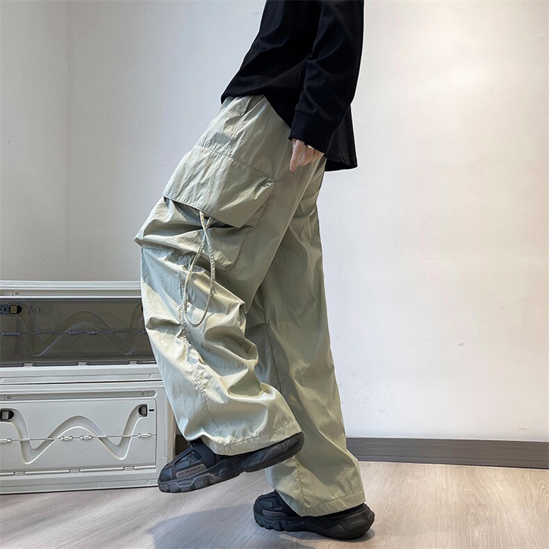 美式高街潮牌大口袋工装裤男2024秋季多口袋直筒休闲裤K7316-P38,男装休闲裤,星座512-4