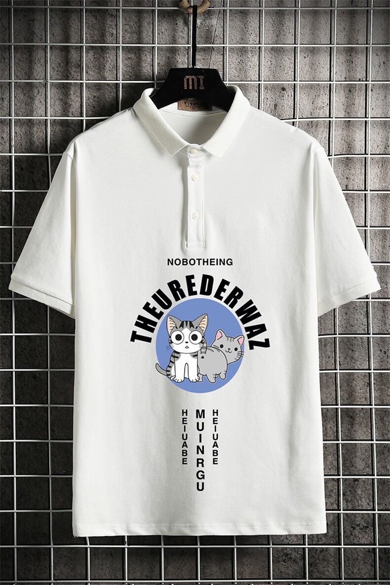 PL57160-P35翻领短袖polo衫男大码胖子半袖t恤男有领保罗衫,男装Polo衫,电商A040A