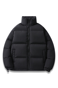 新标白鸭绒简约休闲立领外套纯色潮流加厚羽绒服ESY0215-P150图片