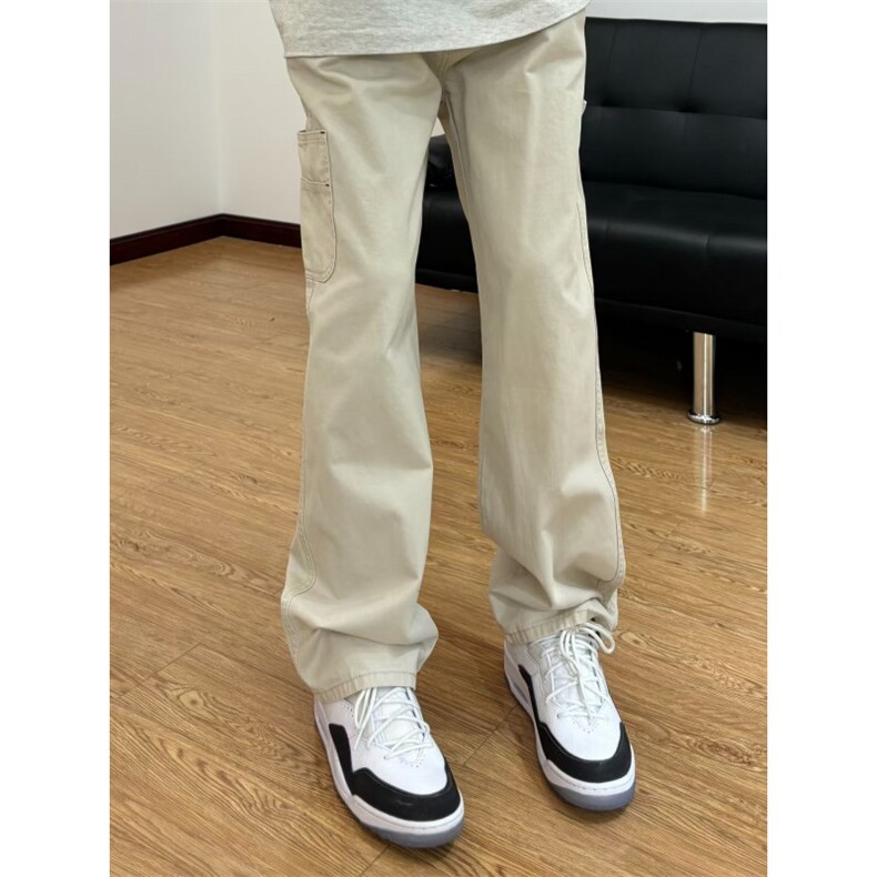 【有货】米杏色工装裤男款美式复古cleanfit裤子1007-KZD43HH-P45,男装工装外套,星座1007（原301D）