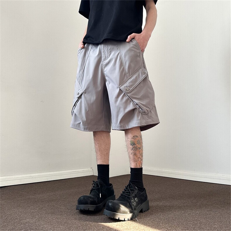 903-WK48-特P55S-3XL【卡其色灰色黑色】工装短裤！3,男装休闲裤,星座903