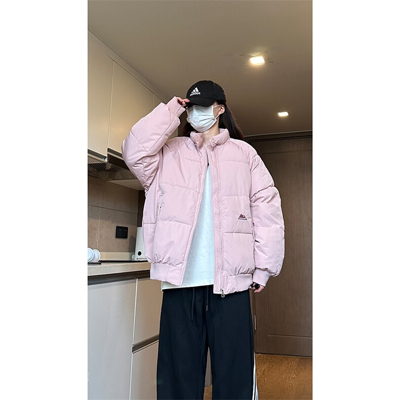 自家图短款飞行立领棉服男宽松加厚保暖情侣厚外套MY21-P78,男装棉衣,星座1505