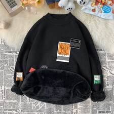 M18121-P45加绒款-P65半高领毛衣男士大码针织衫男毛线衣男，男装针织衫/毛衣，电商A040