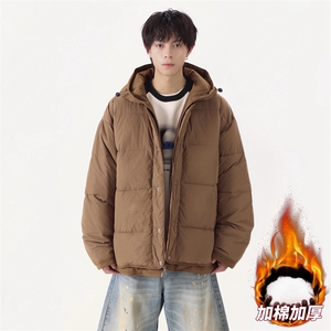 冬季加绒加厚假两件连帽男士防水保暖棉服大衣A406 MY829 P108图片