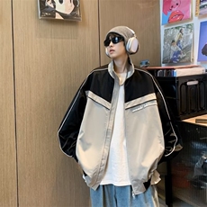 夹克男韩版潮流拼色痞子帅气棒球服2024秋冬新款ins外套JM633-P60，男装夹克，星座1109-3