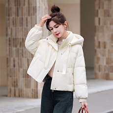 白色小香风短款羽绒服女2025新款冬季小个子超好看保暖白鸭绒外套，女装羽绒服，姿衣坊
