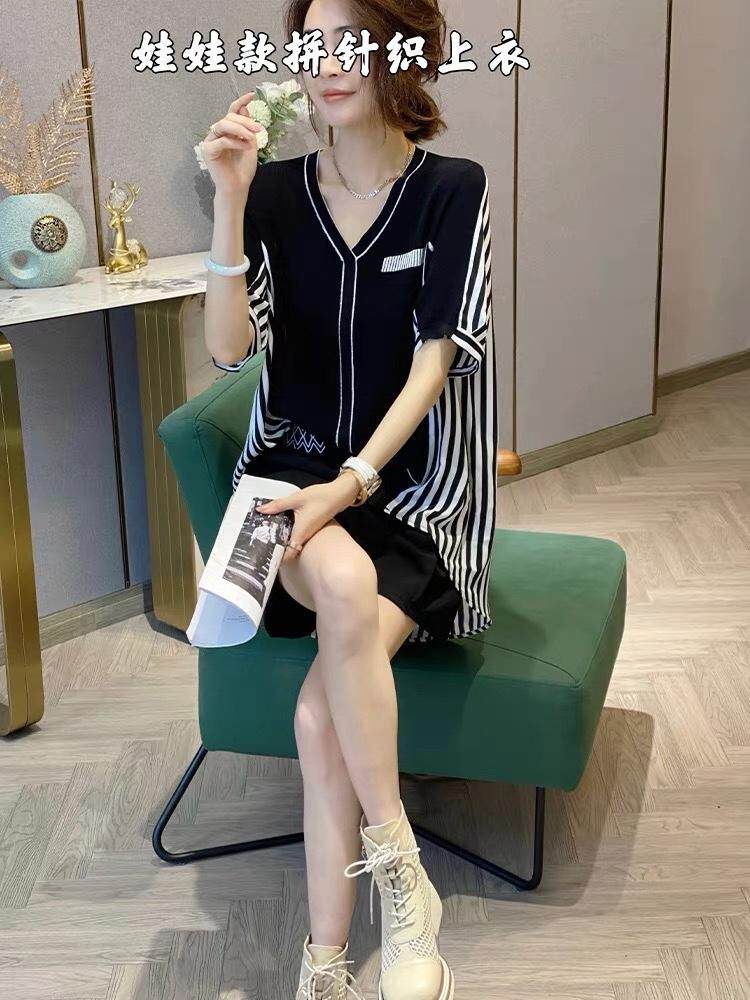 欧版针织拼接，其它，芭娜美纳