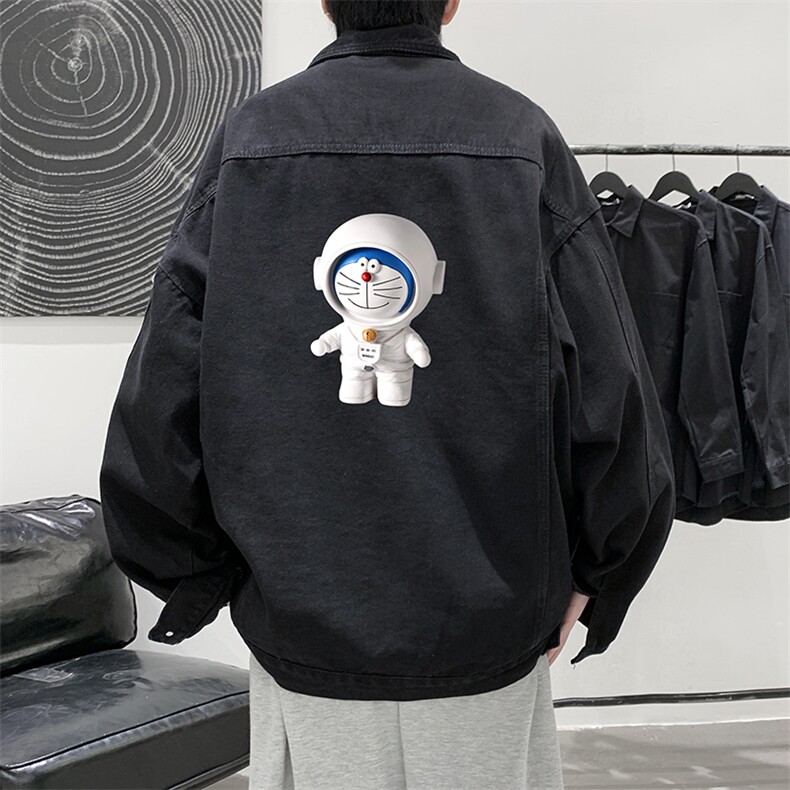 牛仔夹克男大码牛仔外套男茄克NJ77233-P60,男装夹克,电商A040