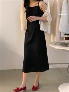 XILYDIA套装女2022夏复古网红吊带罩衫炸街阔腿图片
