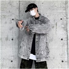 2026美式水洗做旧牛仔夹克ins潮复古设计感情侣外套W017-P47网图,男装夹克,电商B245,电商基地 2026美式水洗做旧牛仔夹克ins潮复古设计感情侣外套W017-P47网图,男装夹克,电商B245,电商基地