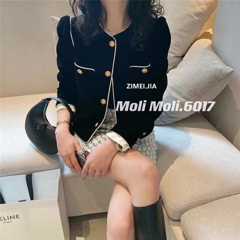 气质丝绒小香外套，其它，欧妮卡蒂蔓