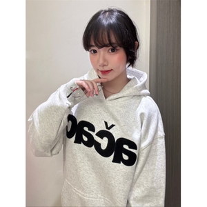 5388-P55原版刺绣袖子拉链口袋袖窿口袋压线 休闲卫衣薄款图片