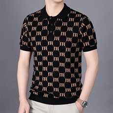 2025宽松夏款加肥加大码男纯色圆领8680pL--4XLP655XL--8XLP75，男装Polo衫，星座1106
