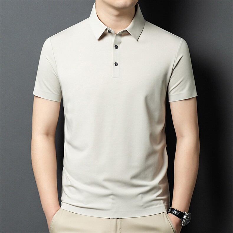 R-LZ7762夏季男士新款短袖T恤青年修身体恤商务休闲POLO衫，男装Polo衫，电商B360