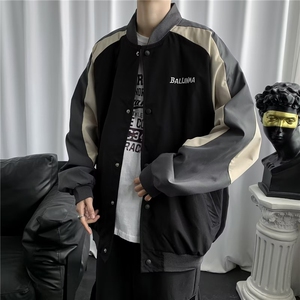 夹克男外套韩版潮流ins潮牌港风痞帅休闲运动百搭上衣3012/P44图片
