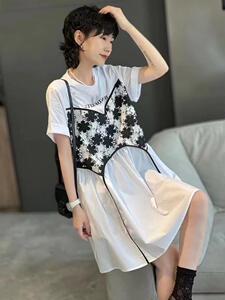 夏季新款蕾丝花边裙图片
