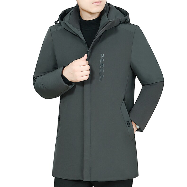 2023冬季新款男士连帽宽松免烫棉服中年休闲加厚保暖棉衣服外套,男装棉衣,电商B212（原钱塘6029）