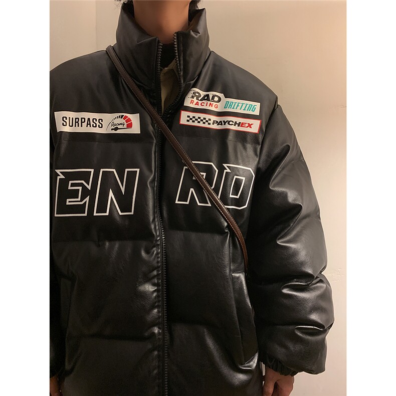 EQ156冬季新款港风潮流痞帅机车服加厚皮棉衣棉服炸街外套男P118,男装棉衣,电商C306-1