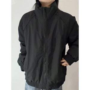 现货美式高街休闲夹克冬季三防立领纯色户外工装加厚棉服外套图片