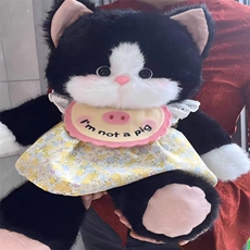 沃州毛绒玩具 仿貂绒小猫咪