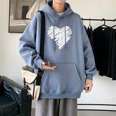L2611P48秋冬新款卫衣男装宽松港风日系外套连帽衣服宽松卫衣，男装卫衣，星座510A-1