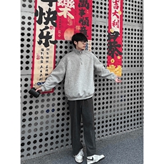 抖音得物品质二开26春装美式高街结构半拉链立领卫衣外套W91，女装短外套，电商A486-1