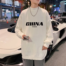M18001-P45加绒款-P65半高领毛衣男士大码针织衫男毛线衣男，男装针织衫/毛衣，电商A040