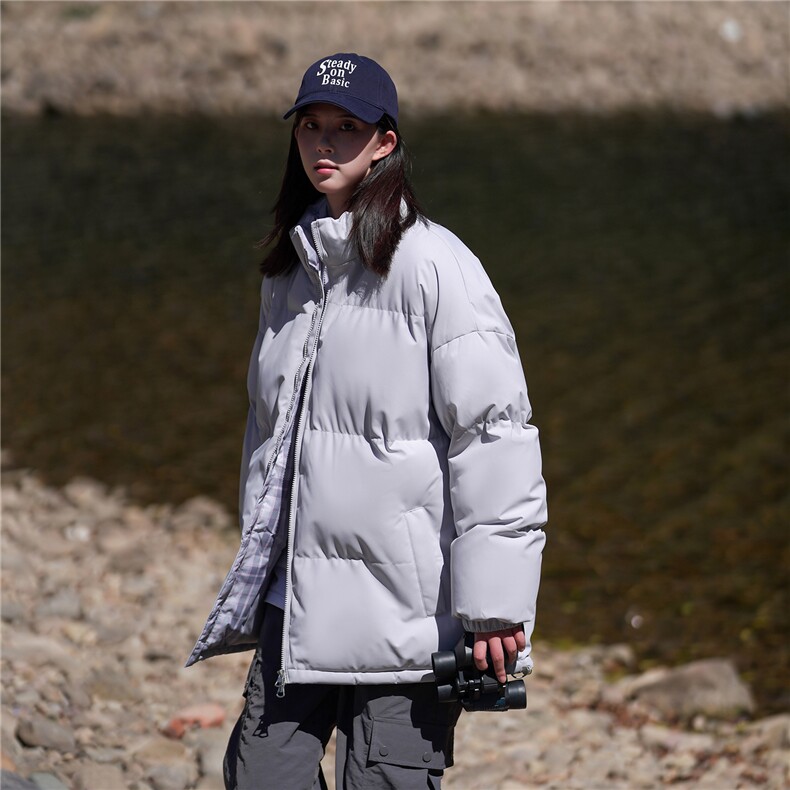 抖音得物美式潮流高品质格子三防加厚羽绒棉衣外套棉服MY5555-P68,男装棉衣,星座610B-1