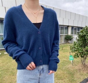 新款 浣熊毛开衫 三个色图片