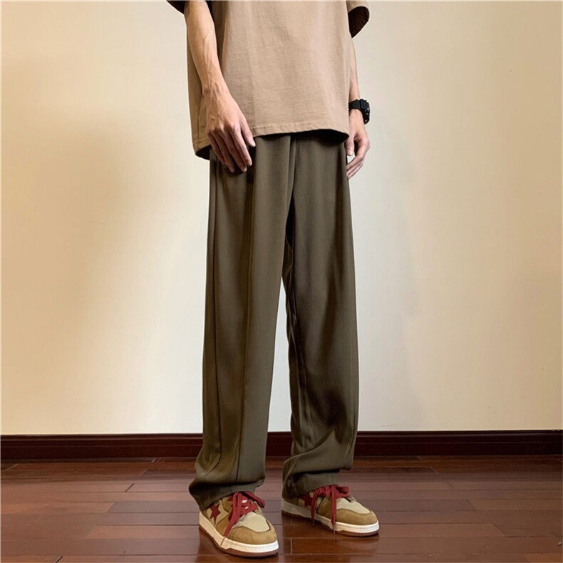 西裤冰丝裤休闲裤春夏垂感裤子1118-1-Q132-P48限价58,男装休闲裤,星座1118-1