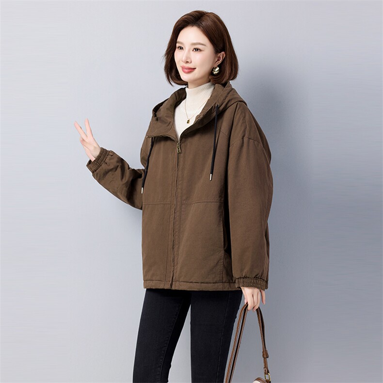 2024冬季加厚保暖纯棉款派克服911款,女装派克服,秋牧寒烟