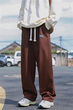 秋季日系休闲裤男宽松长裤百搭D329-QM526-P55-控68，男装休闲裤，电商D329