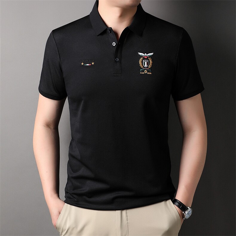 BSS478男士2023年夏季新款百搭T恤男短袖商务休闲体恤男装P44,男装T恤,电商B360