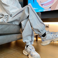 秋冬宽松束脚休闲加厚长裤Q341-P55限78成份：聚酯纤维，男装休闲裤，电商A247