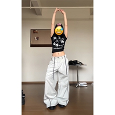【有货】N7030CC-特P55美式复古拼接撞色宽松牛仔裤男女款，男装牛仔裤，星座1007（原301D）