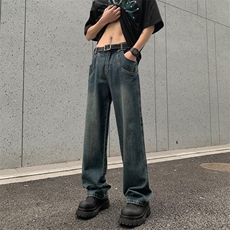 美式高街小众牛仔裤男个性百搭休闲裤G9628/P5578，男装牛仔裤，电商D202