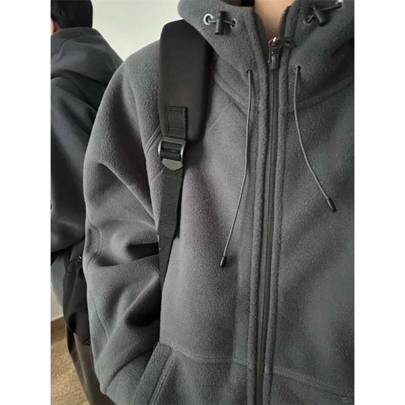 摇粒绒连帽拉链卫衣外套1302-GS02-P55成分100聚酯纤维,女装短外套,星座1302