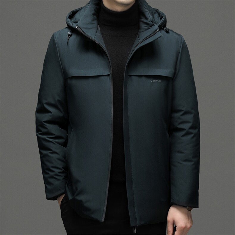 QL2009钱塘2020-2中年男士商务休闲冬季厚款连帽羽绒服P117,男装羽绒服,钱塘207-2