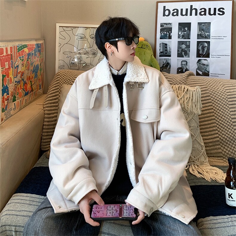 2024新款毛呢羊羔毛棉衣外套加厚W1855P130，男装棉衣，星座1018-3