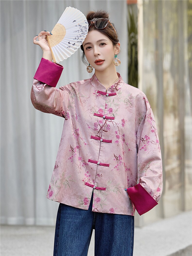 【bao款现货已出】2025秋装新款新中式重工刺绣复古小香短外套,女装短外套,韩宇舍