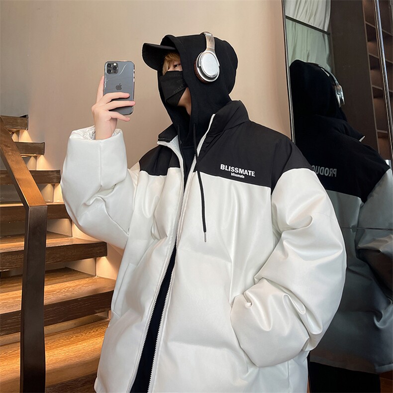 直播高品质皮棉衣潮牌潮流男士棉服面包服外套M885P85,男装棉衣,电商A030